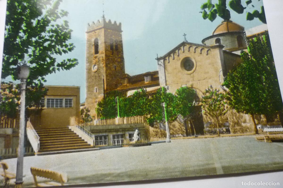 Postales: postal rubi pl.dr.guardiet -iglesia coloreada escrita cm