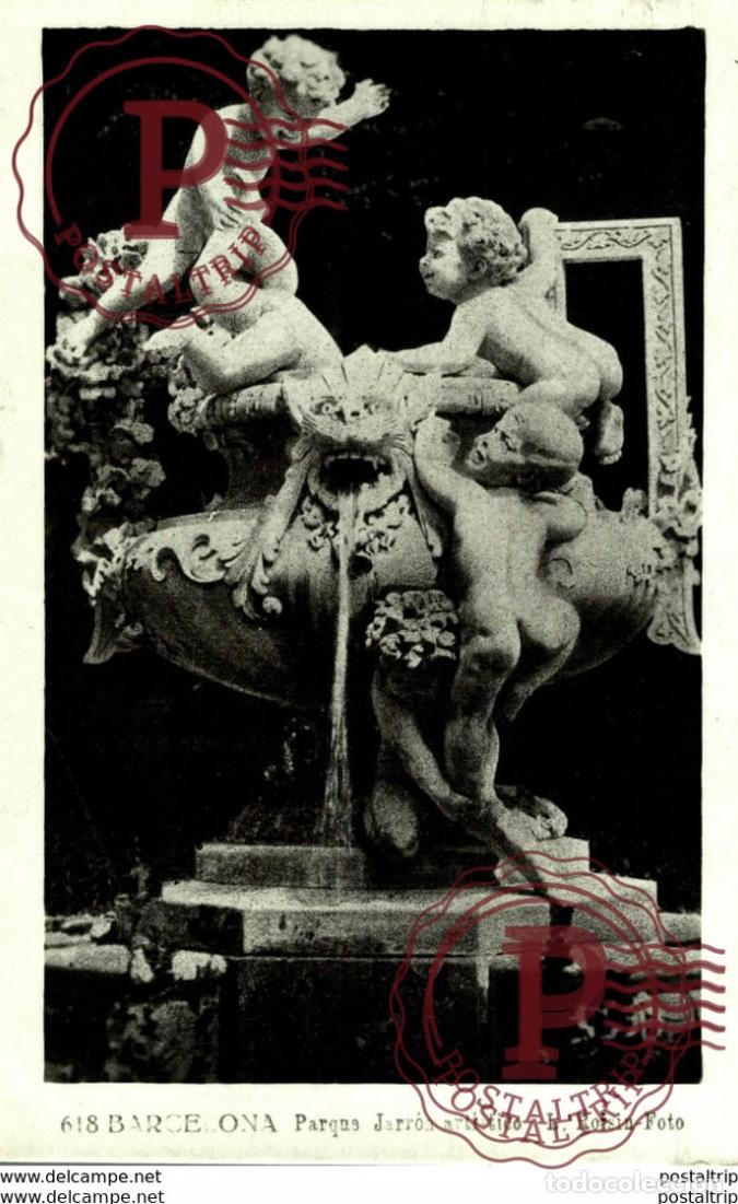 Postales: PARQUE JARRON ARTISTICO - BARCELONA