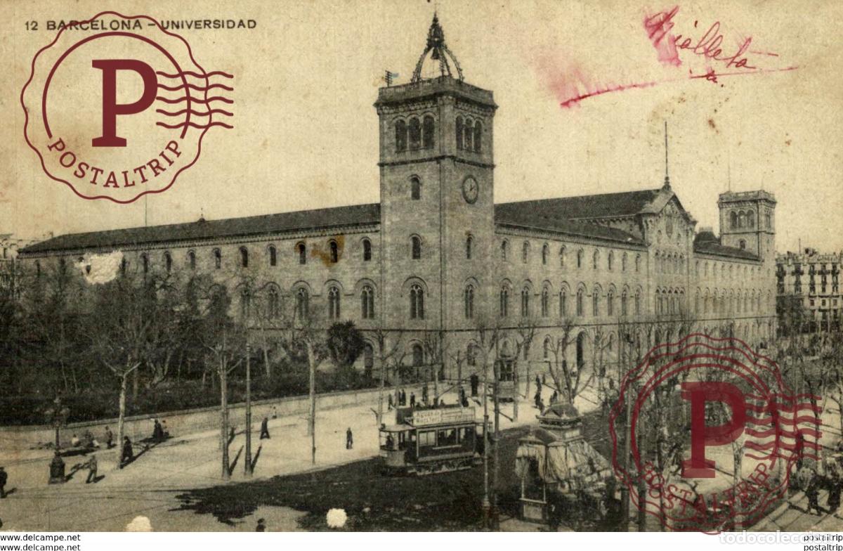 Postales: UNIVERSIDAD - BARCELONA