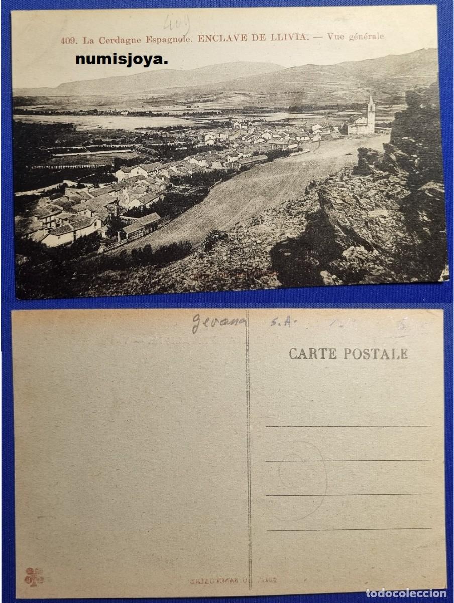 Postales: Postal Gerona (Espa&ntilde;a) a&ntilde;o 1910. La Cerdagne Espagnole ENCLAVE DE LLIVIA.