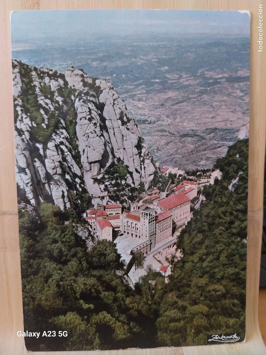 Postales: MONTSERRAT SANTUARIO FUNICULAR SAN JUAN ED ZERKOWITZ 2054 SC ORIGINAL