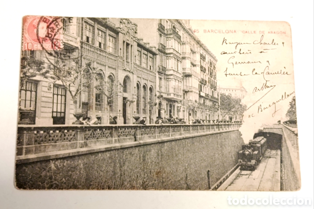 Postales: Postal antigua de Barcelona.