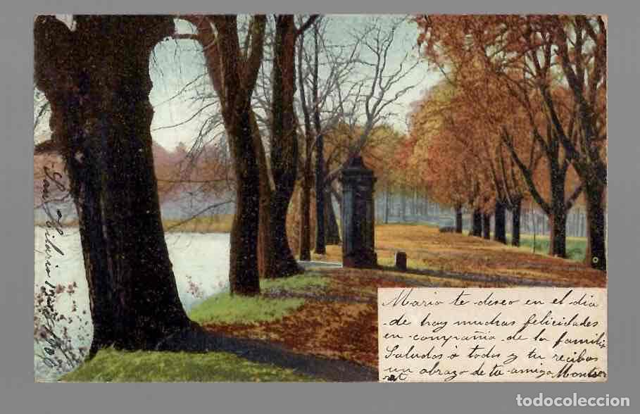 Postales: TARJETA POSTAL CIRCULADA A VALLVIDRERA A&Ntilde;O 1906