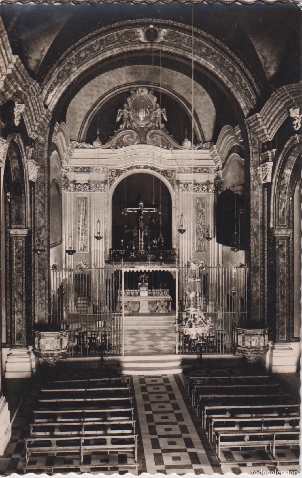 Postales: BALAGUER (LLEIDA) SANTUARIO DEL SANTO CRISTO, ALTAR MAYOR - EDICIONES GARCIA GARRABELLA N&ordm;7 - S/C