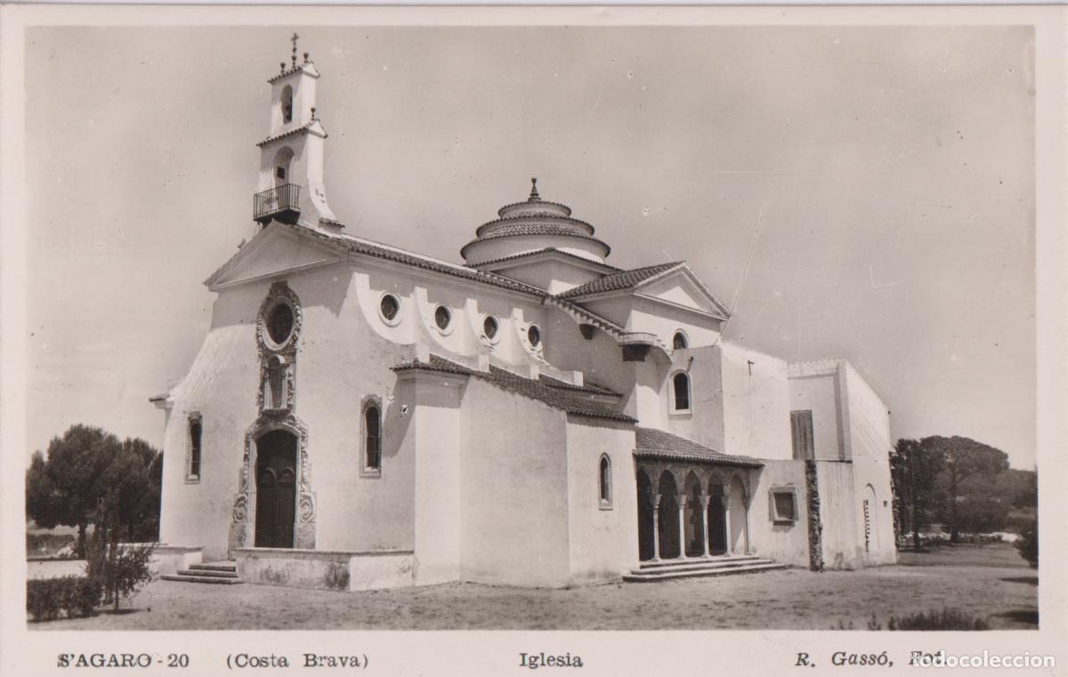 Postales: S'AGAR&Oacute; (GIRONA) IGLESIA - R.GASS&Oacute;. FOT. N&ordm;20 - S/C