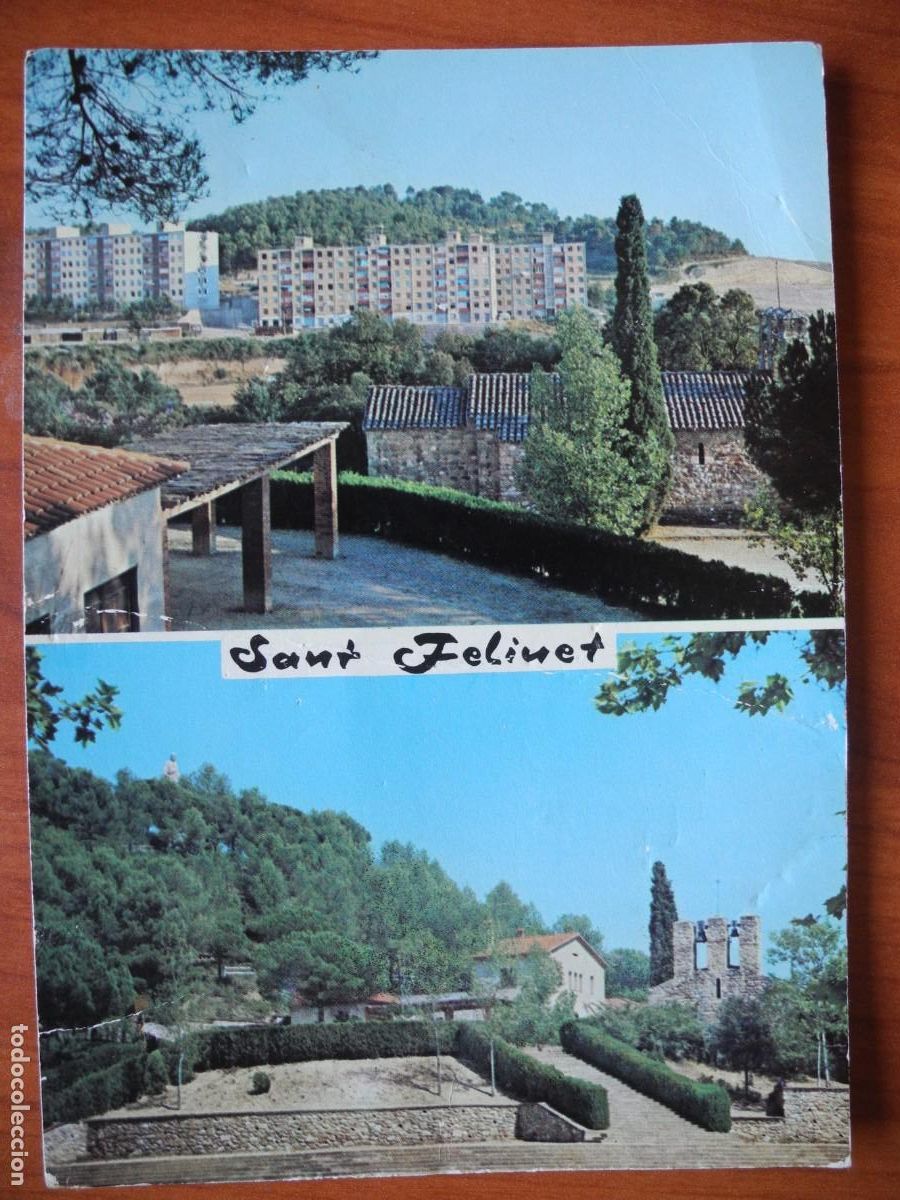 Postales: Feliuet. Vsita panor&aacute;mica. Sin circular.