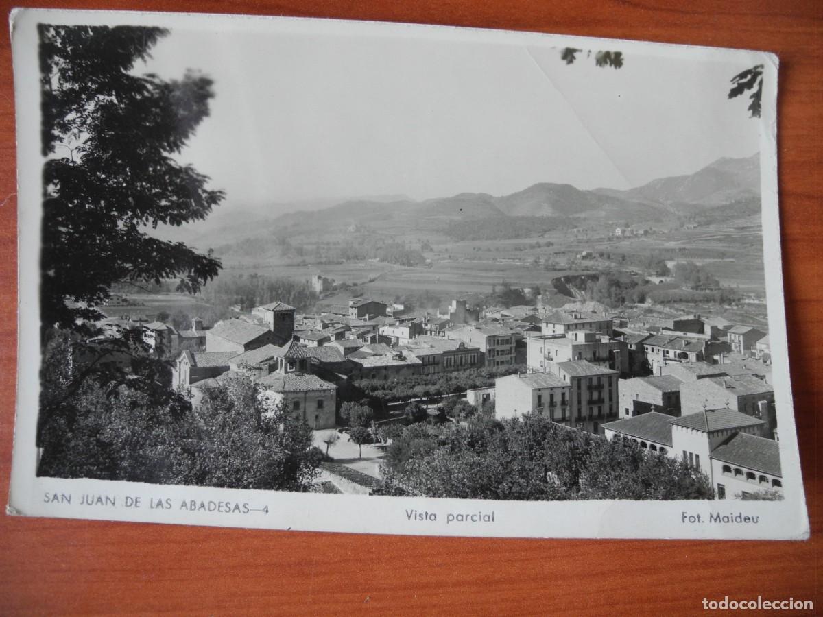 Postales: San Juan de las Abadesas. Vista parcial. n. 4. Foto Maideu. Nueva