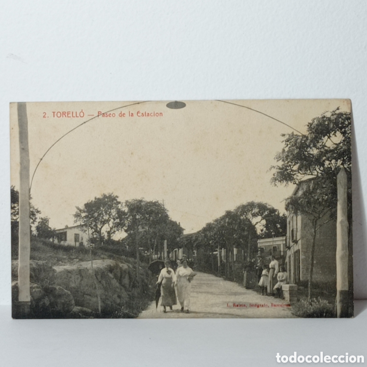 Postales: TORELL&Oacute;, PASEO DE LA ESTACI&Oacute;N