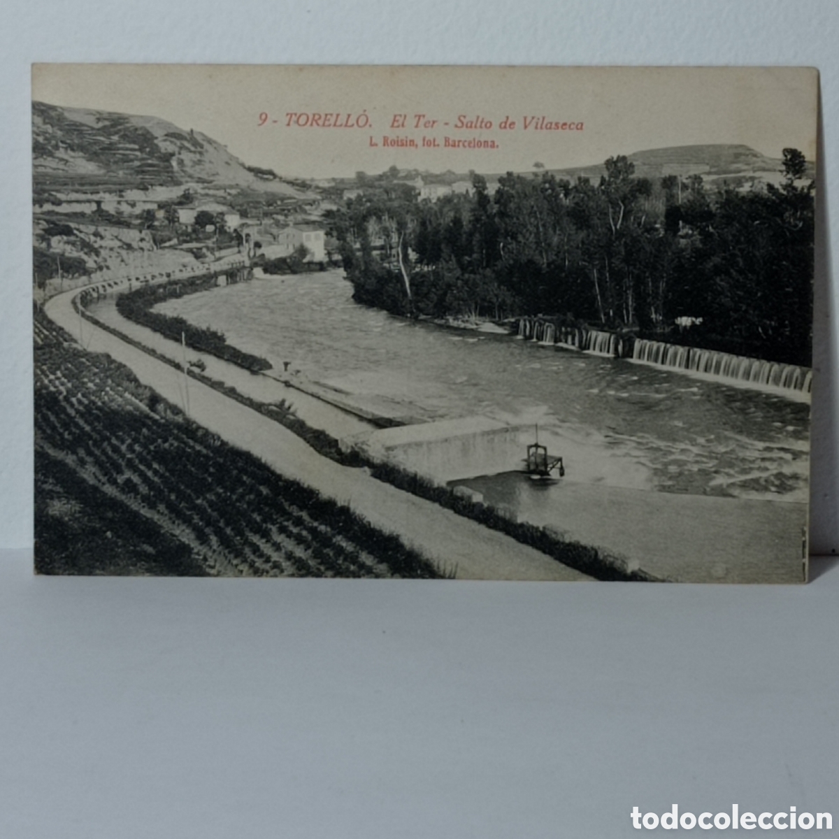 Postales: TORELL&Oacute;, EL TER, SALTO DE VILASECA