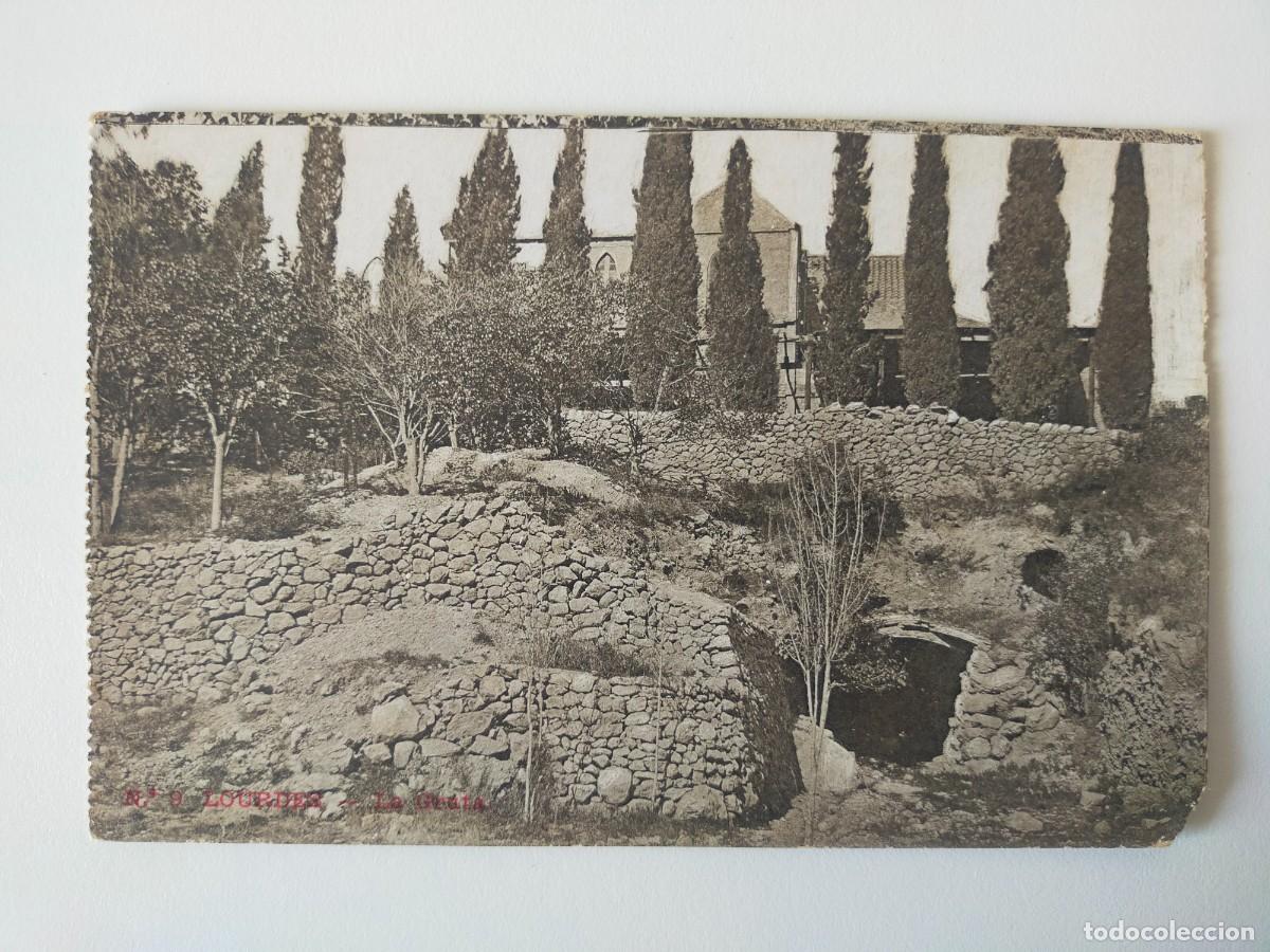 Postales: Tarjeta Postal SANT QUIRZE DE BESORA (Barcelona) - Gruta de la Capilla de Lourdes - Friedrichs - S/C