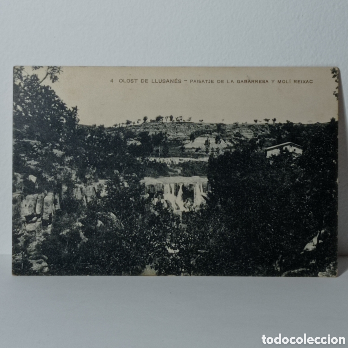 Postales: OLOST DE LLUSAN&Eacute;S, PAISATGE DE LA GABARRESA Y MOL&Iacute; REIXAC