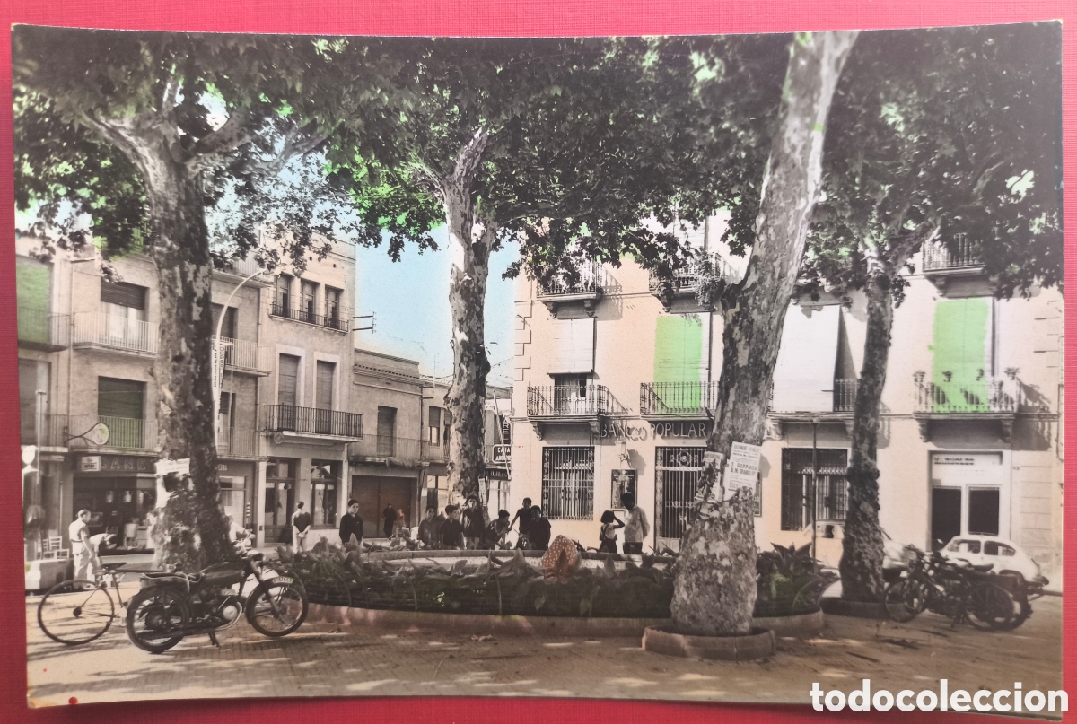 Postales: GRANOLLERS PLA&Ccedil;A LLU&Iacute;S PERPINY&Agrave; POSTAL FOTOGR&Aacute;FICA COLOREADA BARCELONA C. 1960