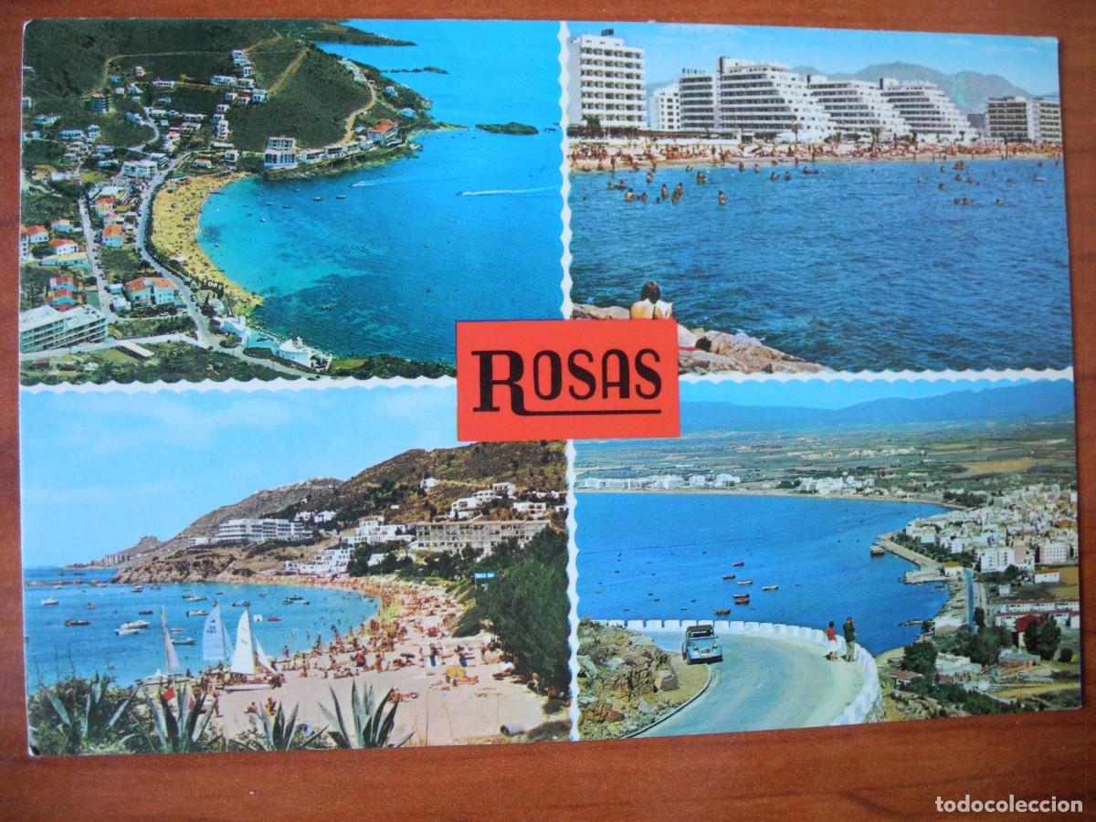 Postales: Rosas. Villa de grandes atractivos. Ed. Catalan Ibarz. n. 1195 Nueva.