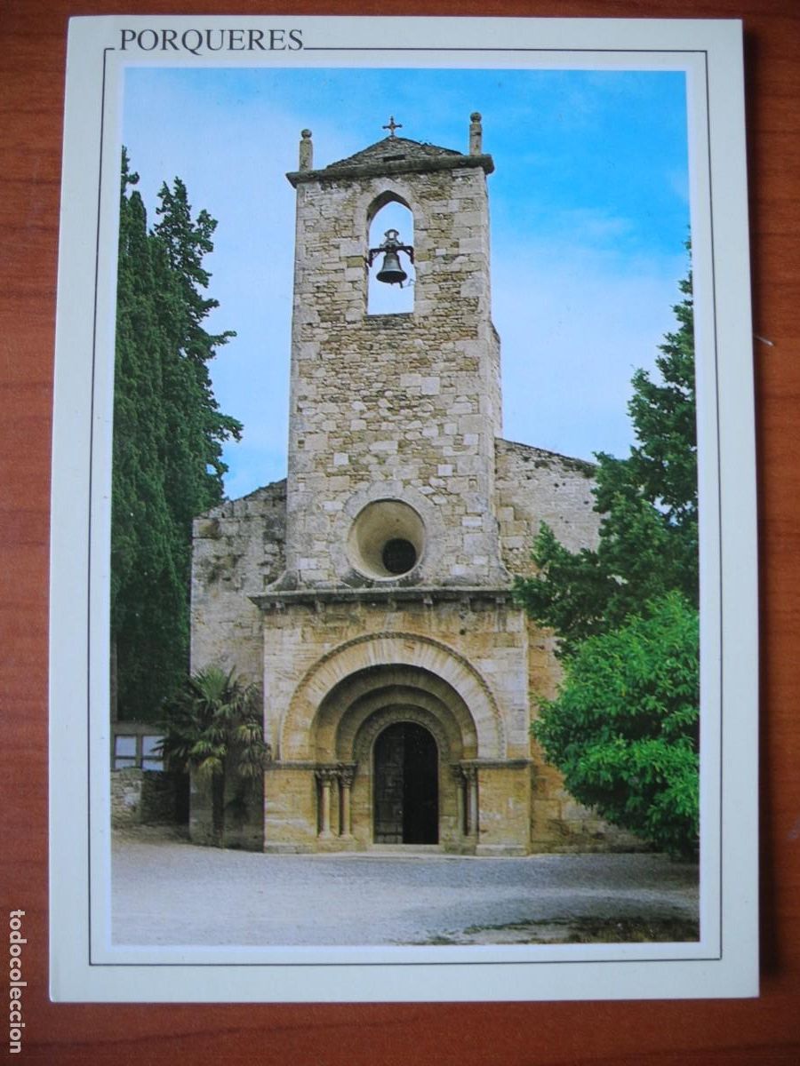 Postales: Porqueras. Iglesia rom&aacute;nica. Ed. PIC 3567. Nueva.