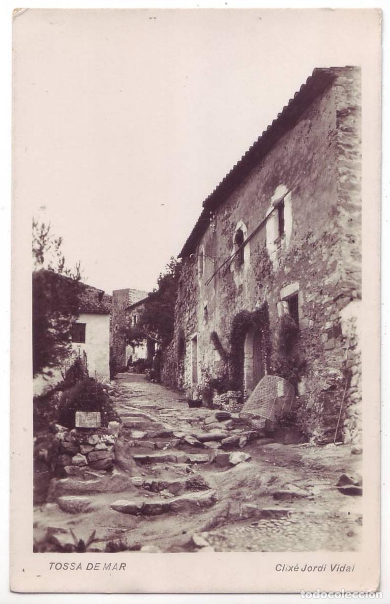 Postales: Costa Brava (Gerona): Tossa de Mar. Clix&eacute; Jordi Vidal. No circulada (A&ntilde;os 50)