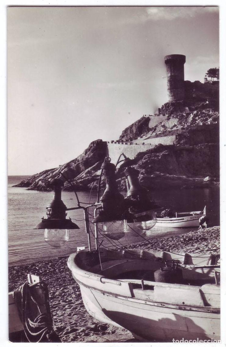 Postales: Costa Brava (Gerona): Cap de Tossa. Foto J. Cebollero. Circulada (A&ntilde;os 50)