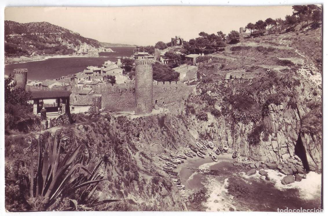 Postales: Costa Brava (Gerona): Tossa de mar. Vista general de Vila Vella. Lambsa / Ro-Foto. Circulada(A&ntilde;os50)