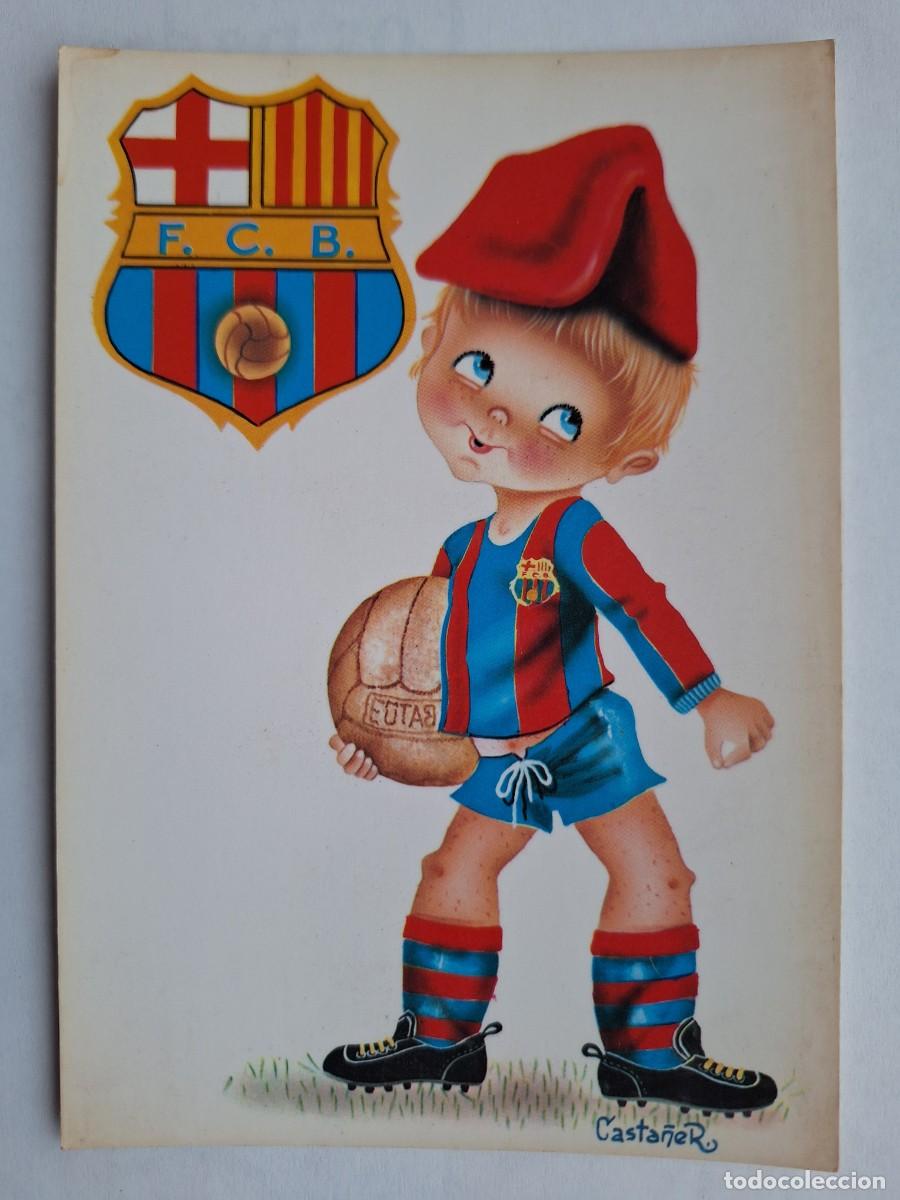 Postales: ANTIGUA POSTAL FUTBOL CLUB BARCELONA ILUSTRA CASTA&Ntilde;ER RV 2954