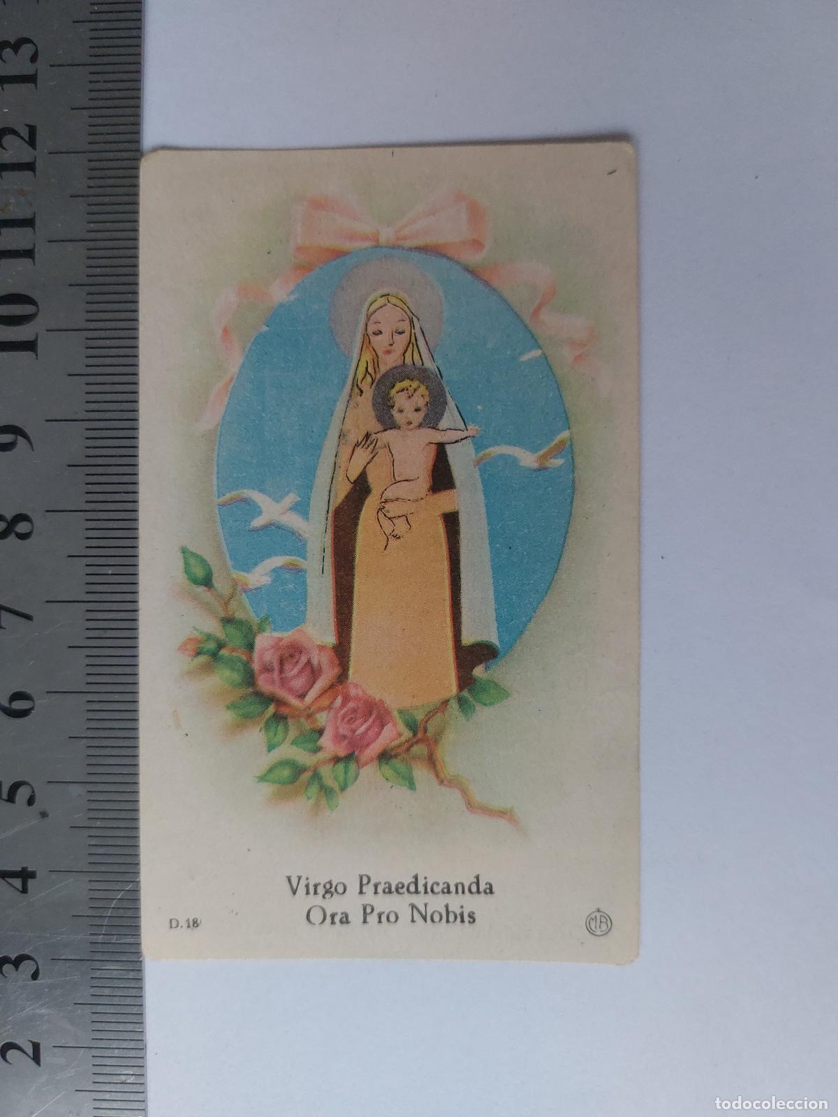 Postales: Estampa religiosa de la Virgen Mar&iacute;a con el Ni&ntilde;o Jes&uacute;s, Casa Ba&ntilde;eres