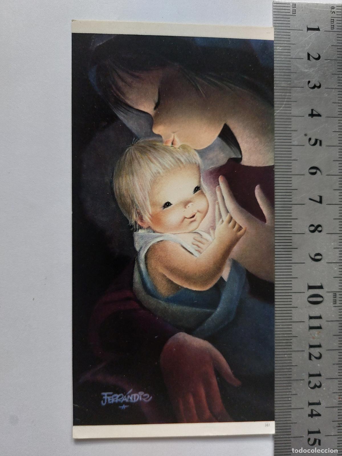 Postales: Estampa de Navidad con ilustraci&oacute;n de Ferr&aacute;ndiz