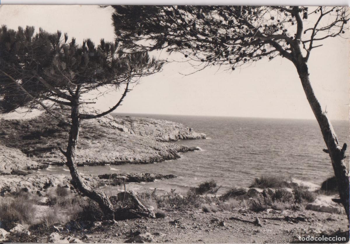 Postales: SALOU (TARRAGONA) UN DETALLE DE LA COSTA &ndash; T.CHINCHILLA N&ordm;15 &ndash; CIRCULADA