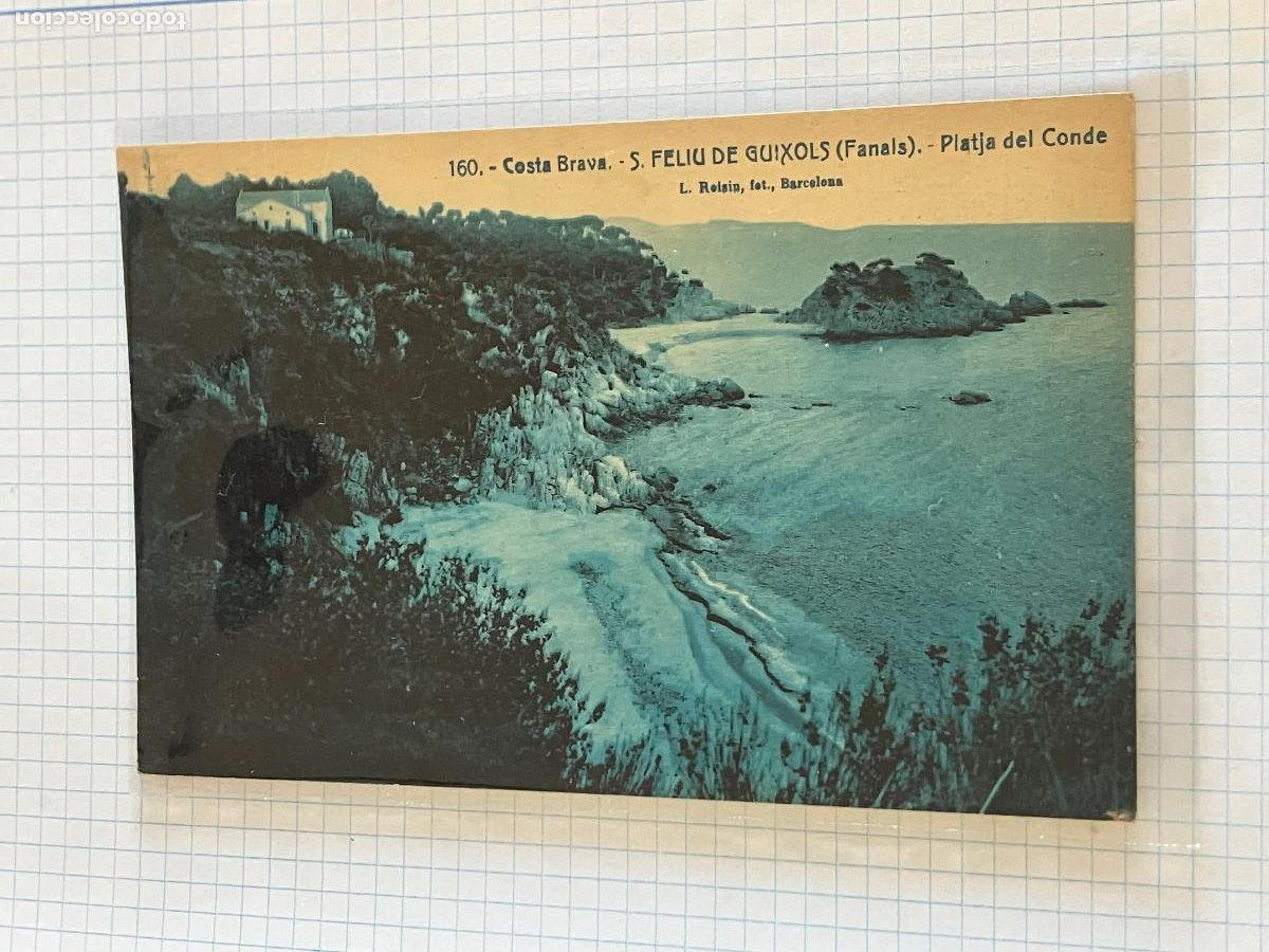 Postales: Sant Feliu de Gu&iacute;xols - Costa Brava - Platja del Conde - Roisin