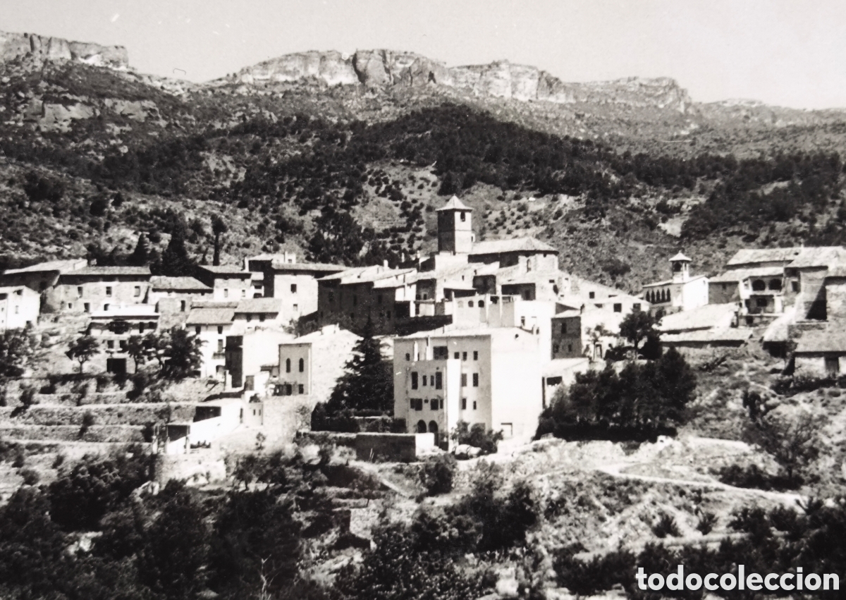Cartoline: L'ARGENTERA VISTA GENERAL POSTAL FOTOGR&Aacute;FICA FOTOGRAF&Iacute;A ARXIU CUY&Aacute;S BAIX CAMP TARRAGONA C. 1965