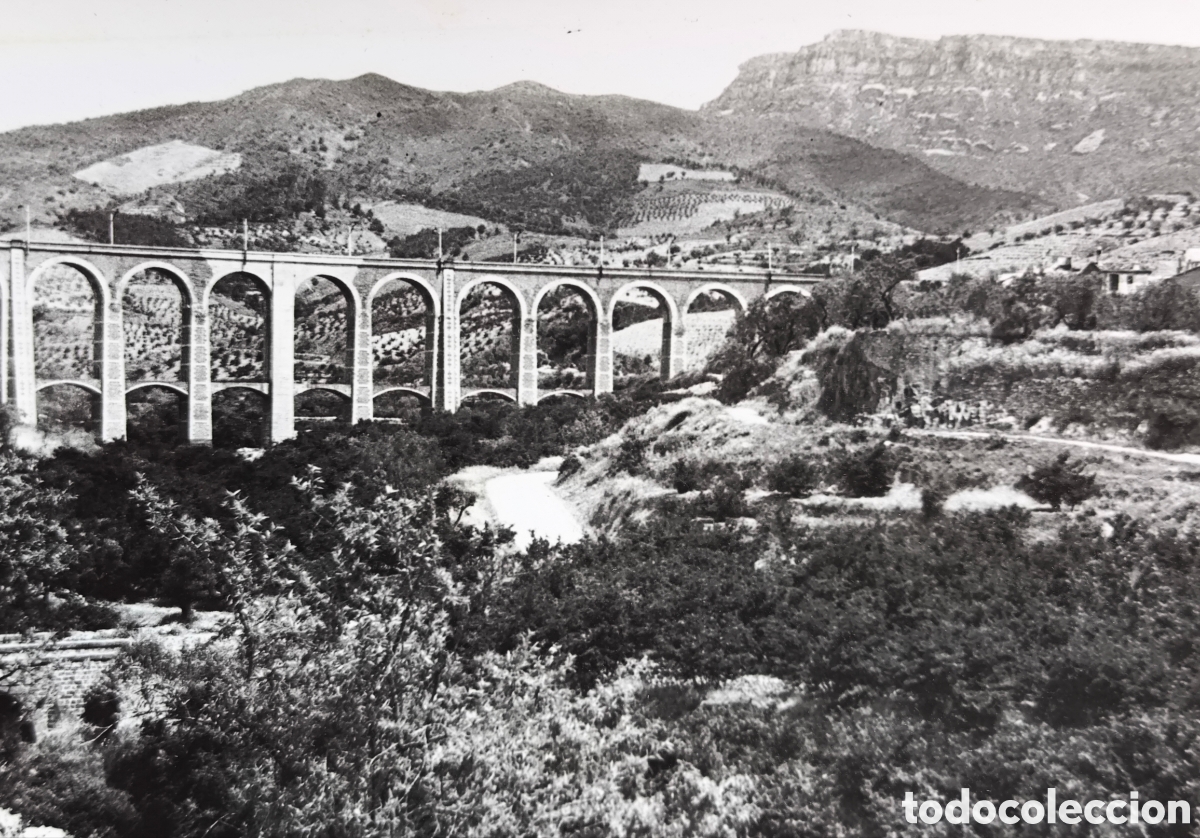 Postales: L'ARGENTERA VIADUCTE DUESAIG&Uuml;ES POSTAL FOTOGR&Aacute;FICA FOTOGRAF&Iacute;A CUY&Aacute;S BAIX CAMP TARRAGONA C. 1965