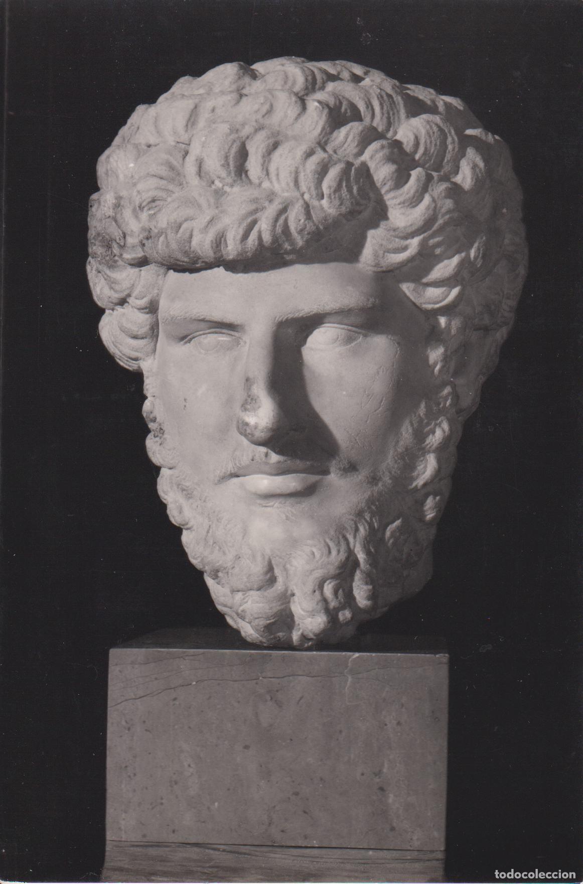 Postales: TARRAGONA, MUSEO ARQUEOLOGICO, LUCIO VERO, S.II A J.C. - FOTO RAYMOND N&ordm;25 &ndash; S/C