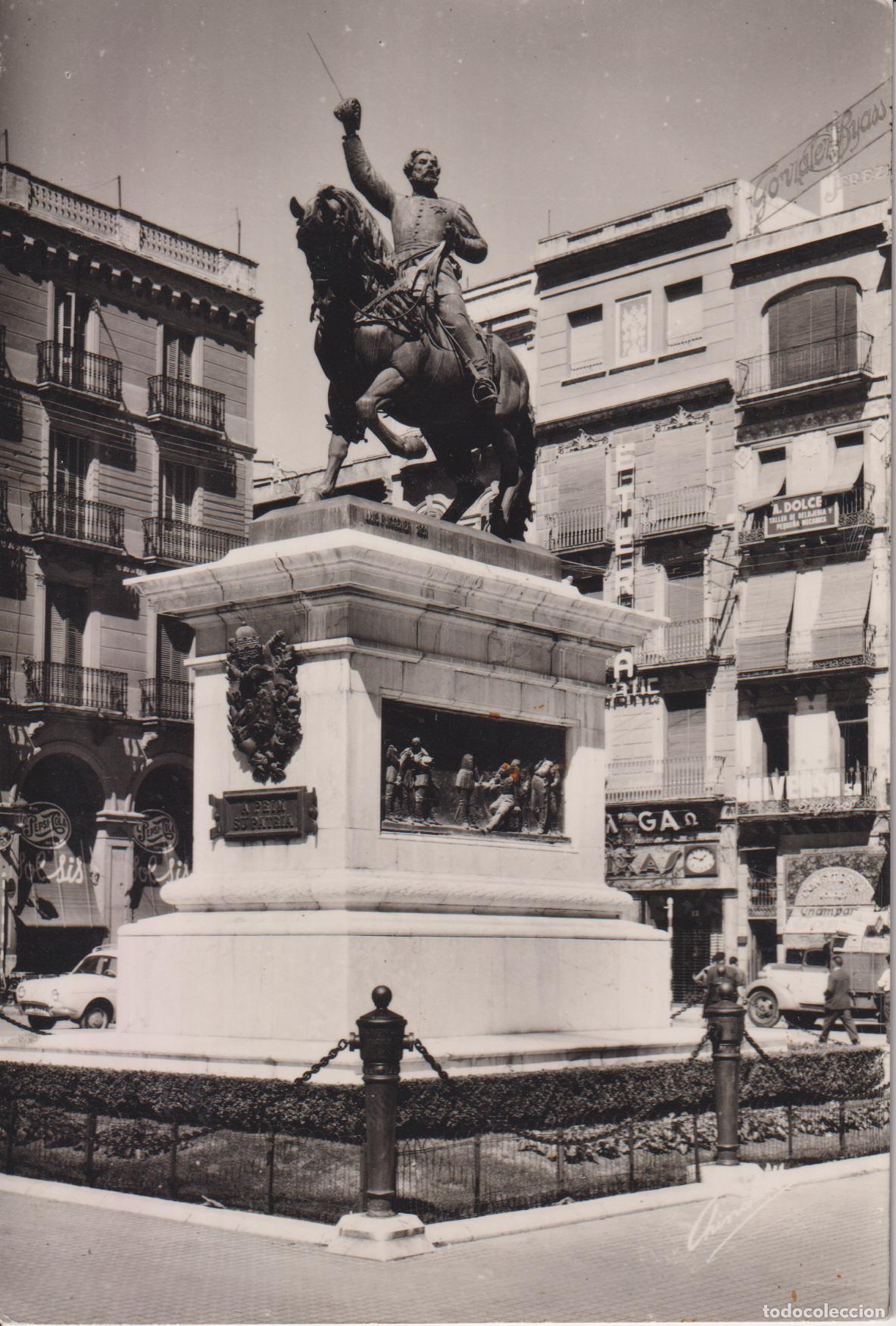 Postales: REUS (TARRAGONA) MONUMENTO AL GENERAL PRIM &ndash; T.CHINCHILLA 709 &ndash; CIRCULADA