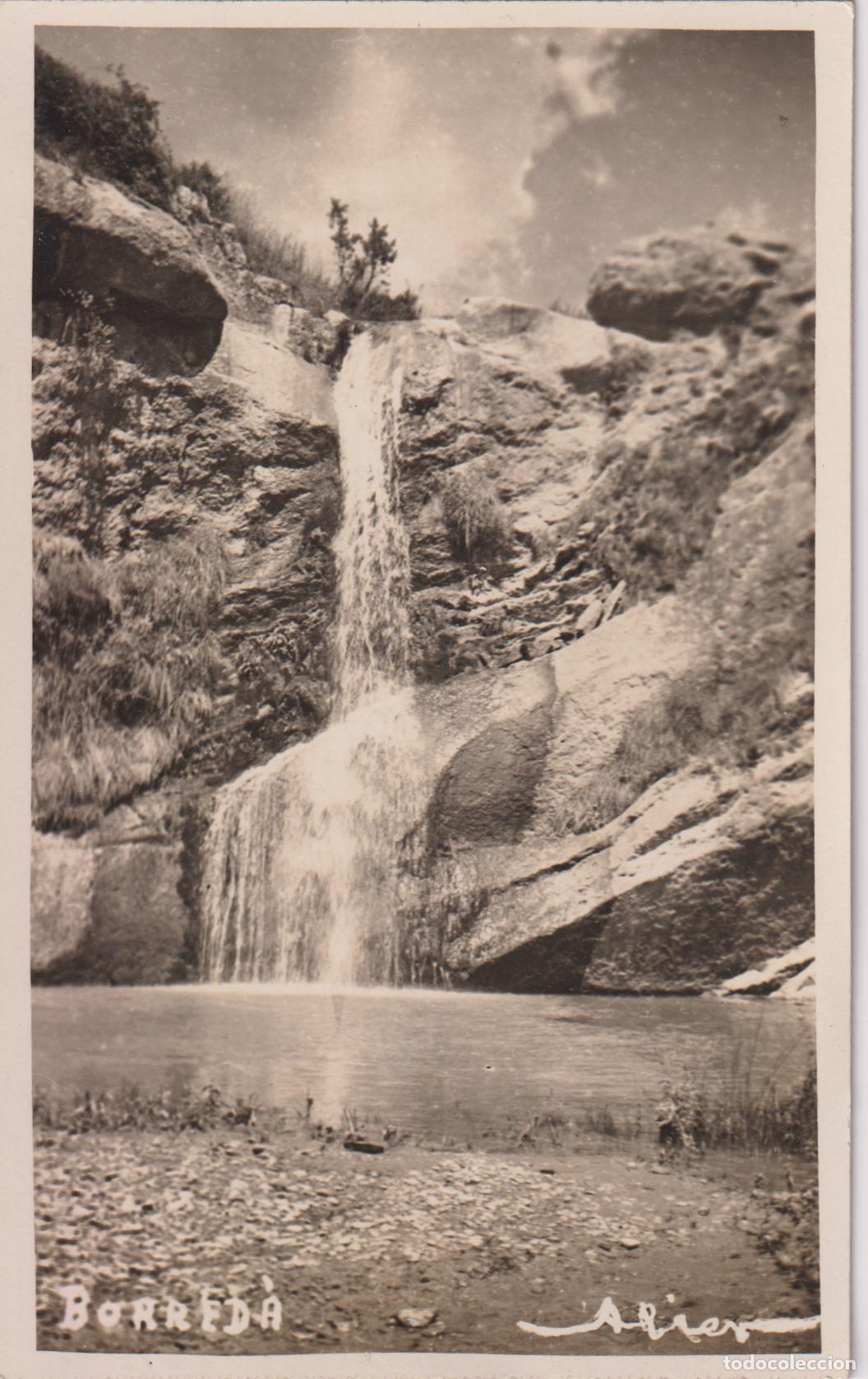 Postales: BORREDA (BARCELONA) VISTA PARCIAL &ndash; ALIER &ndash; ESCRITA 1949