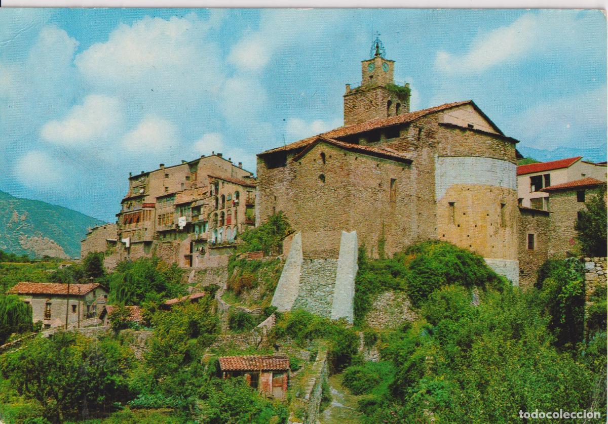 Postales: BAG&Agrave; (BARCELONA) ESGLESIA PARROQUIAL, ABSIS &ndash; FOTO CINE LUIGI &ndash; CIRCULADA 1969