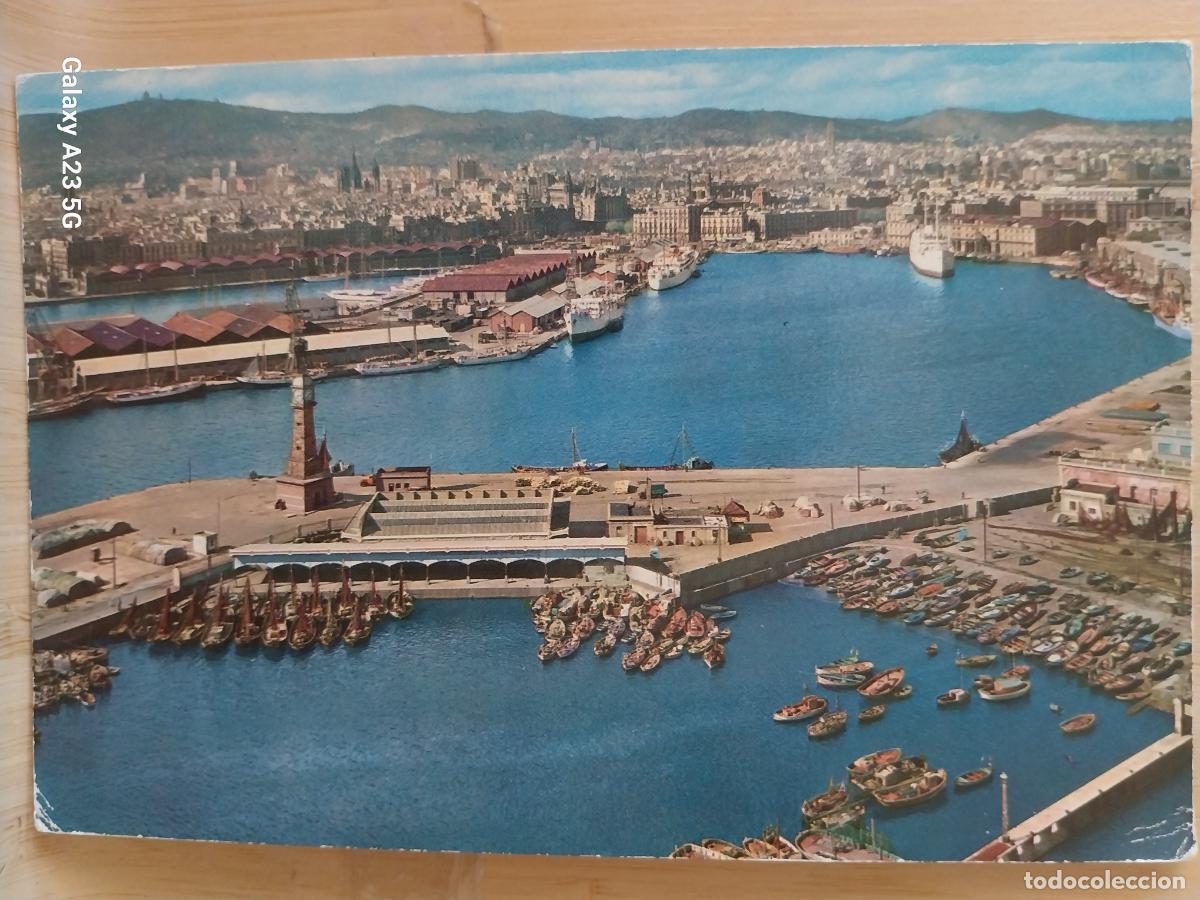 Postales: BARCELONA DESDE TORRE DE SAN JORGE ED RO FOTO 148 ESCRITA BARCOS