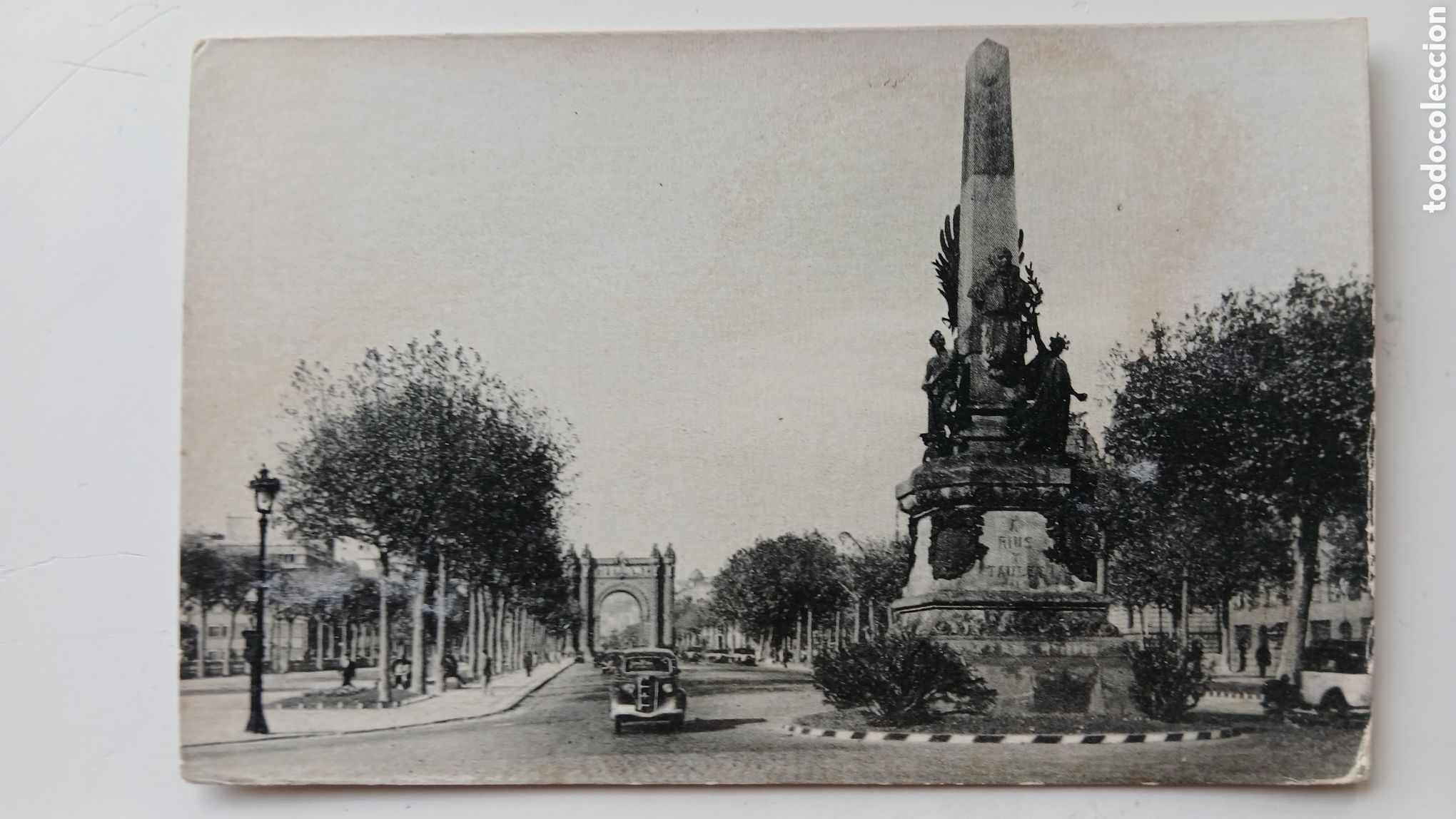 Postales: POSTAL BARCELONA B/N ARC DE TRIOMF SAL&Oacute;N VICTOR PRADERA EXCLUSIVA F N&ordm; 6 SIN CIRCULAR
