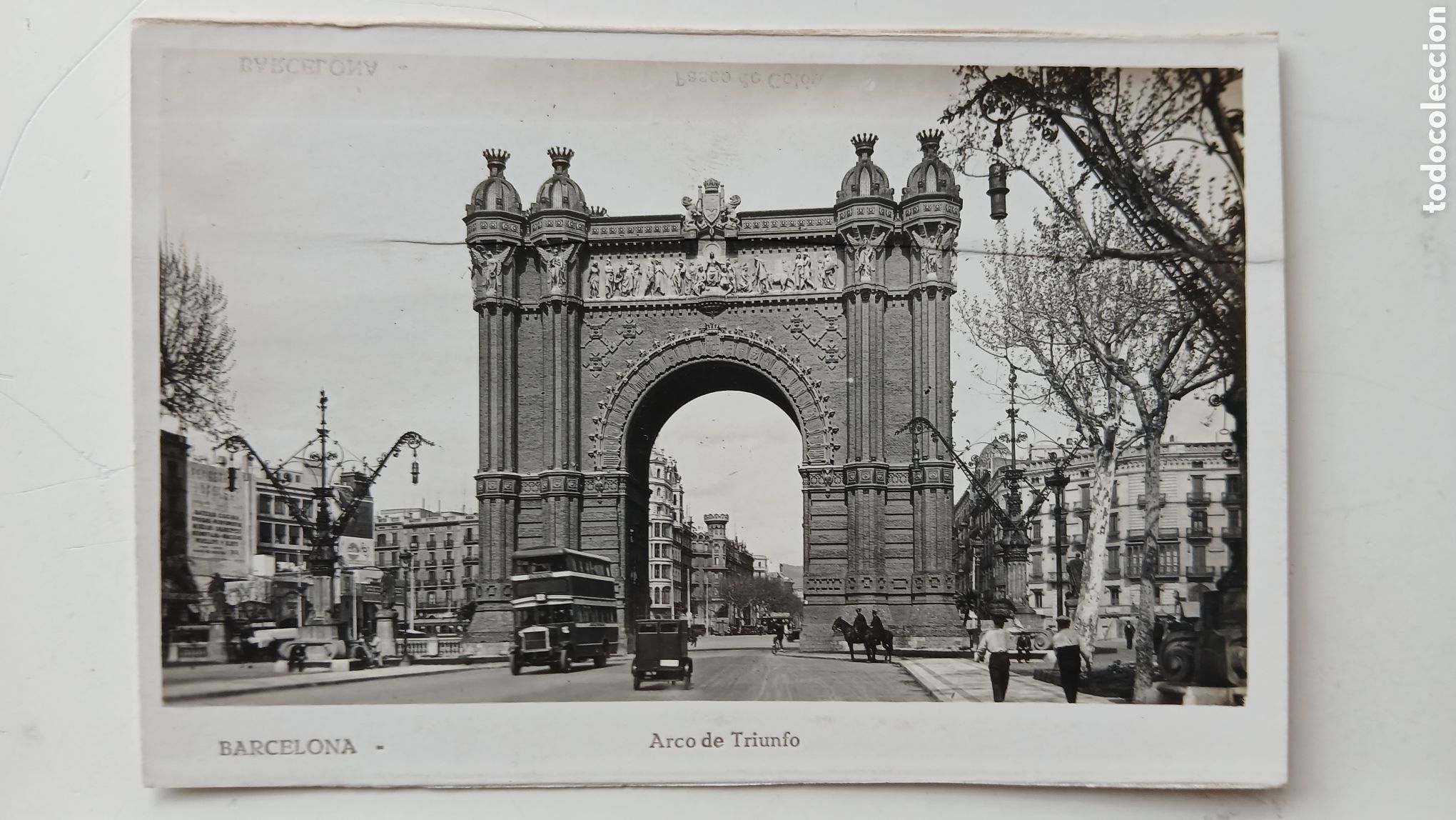 Postales: POSTAL BARCELONA B/N ARCO DE TRIUNFO GUILERA N&ordm; 26 SIN CIRCULAR