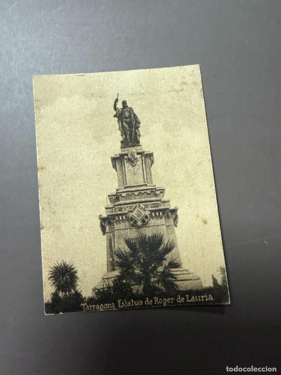 Postales: POSTAL ORIGINAL. D&Eacute;CADA A&Ntilde;OS 30. TARRAGONA. ESTATUA DE ROGER DE LAURIA.
