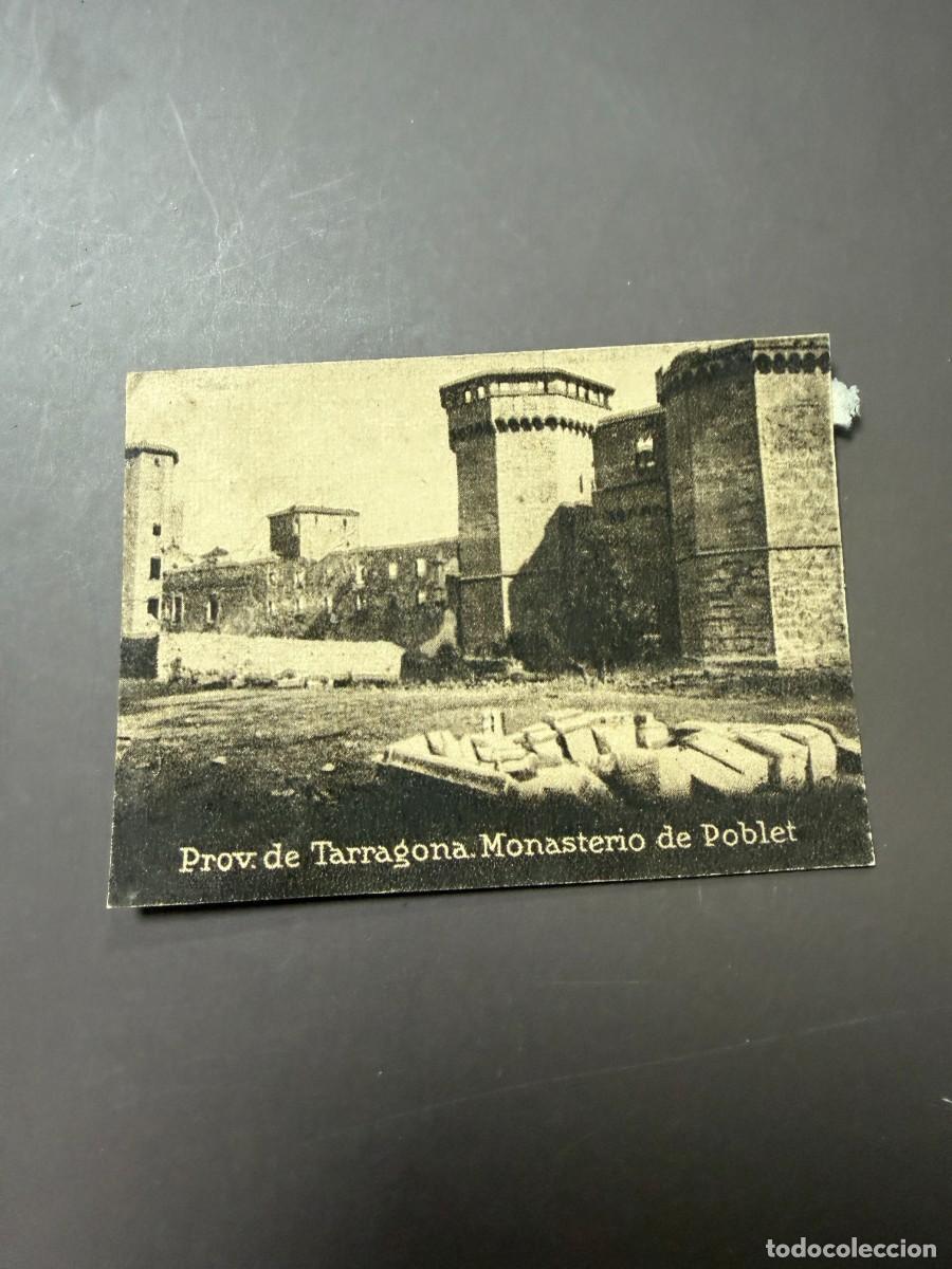 Postales: POSTAL ORIGINAL. D&Eacute;CADA A&Ntilde;OS 30. TARRAGONA. MONASTERIO DE POBLET