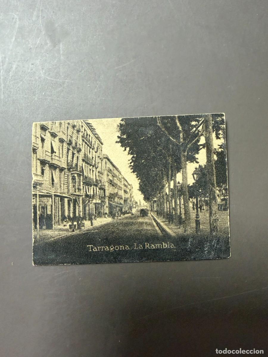 Postales: POSTAL ORIGINAL. D&Eacute;CADA A&Ntilde;OS 30. TARRAGONA. LA RAMBLA