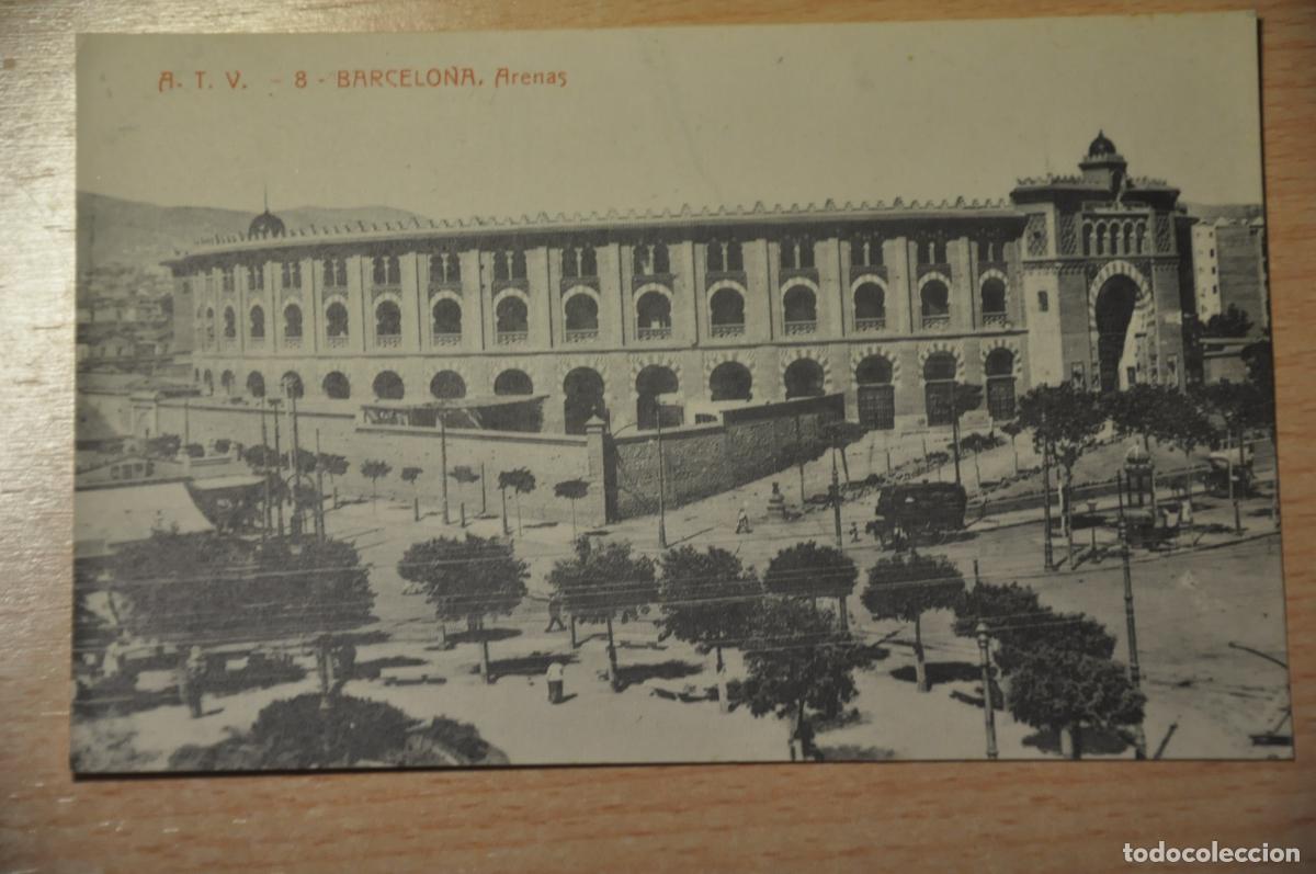 Postales: postal barcelona, arenas, atv 8
