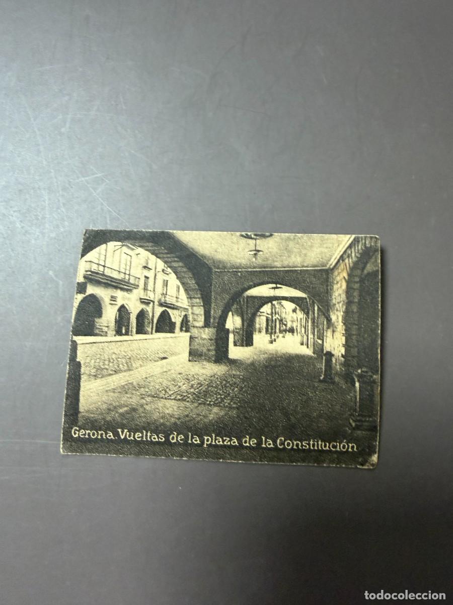 Postkarten: POSTAL ORIGINAL. D&Eacute;CADA A&Ntilde;OS 30. GERONA. VUELTAS DE LA PLAZA DE LA CONSTITUCI&Oacute;N