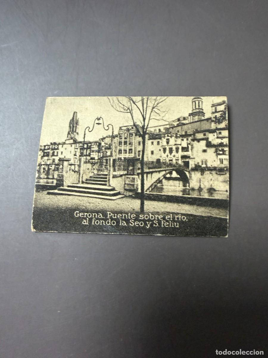Postales: POSTAL ORIGINAL. D&Eacute;CADA A&Ntilde;OS 30. GERONA. PUENTE SOBRE EL R&Iacute;O AL FONDO LA SEO Y S. FELIU