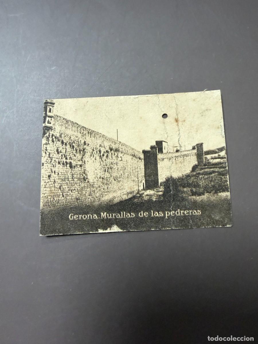 Postales: POSTAL ORIGINAL. D&Eacute;CADA A&Ntilde;OS 30. GERONA. VISTA DEL R&Iacute;O ONYAR DE LA CIUDAD Y DEL PUENTE SAN AGUST&Iacute;N