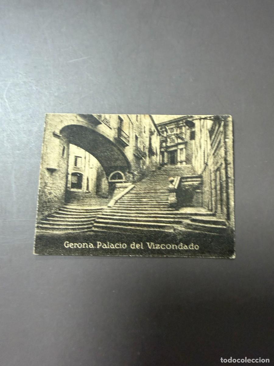 Postales: POSTAL ORIGINAL. D&Eacute;CADA A&Ntilde;OS 30. GERONA. PALACIO DEL VIZCONDADO