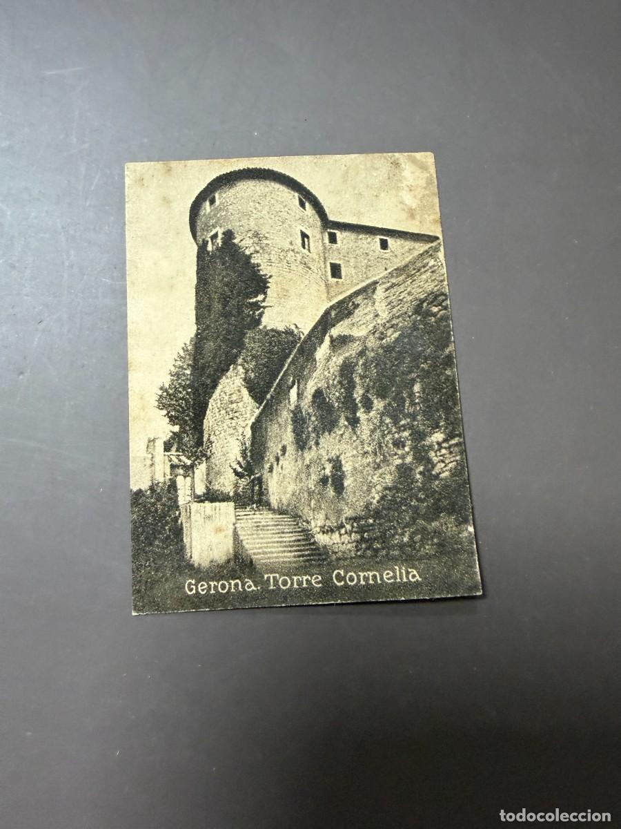 Postales: POSTAL ORIGINAL. D&Eacute;CADA A&Ntilde;OS 30. GERONA. TORRE CORNELIA