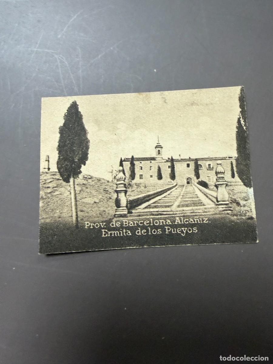 Postales: POSTAL ORIGINAL. D&Eacute;CADA A&Ntilde;OS 30. BARCELONA. ALCA&Ntilde;IZ. ERMITA DE LOS PUEYOS.