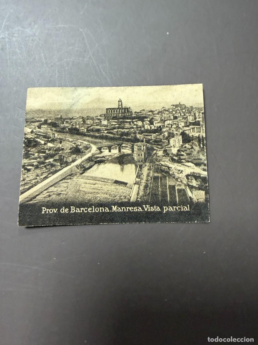 Postales: POSTAL ORIGINAL. D&Eacute;CADA A&Ntilde;OS 30. BARCELONA. MANRESA. VISTA PARCIAL