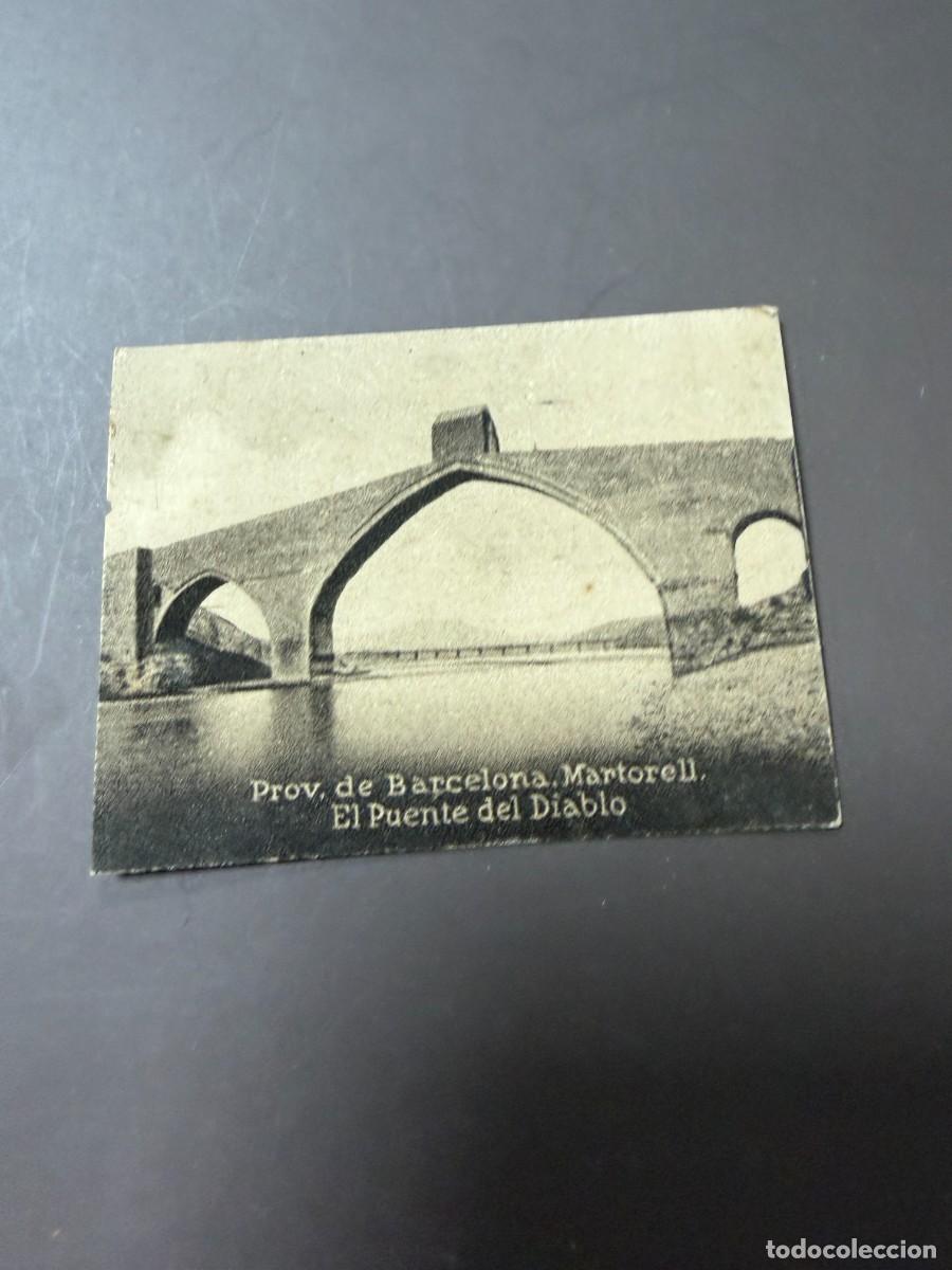 Postales: POSTAL ORIGINAL. D&Eacute;CADA A&Ntilde;OS 30. BARCELONA. MARTORELL. EL PUENTE DEL DIABLO