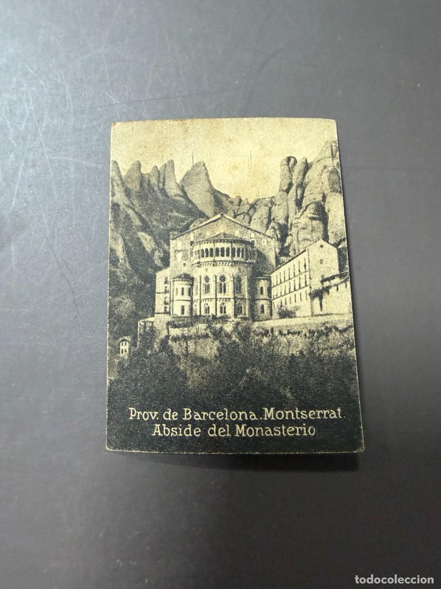 Postales: POSTAL ORIGINAL. D&Eacute;CADA A&Ntilde;OS 30. BARCELONA. MONTSERRAT. ABSIDE DEL MONASTERIO