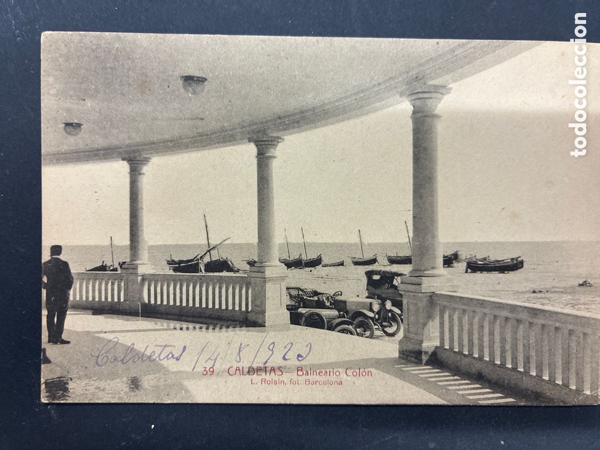 Postales: POSTAL CALDES D'ESTRAC CALDETAS BALNEARIO COLON EDITA ROISIN 39