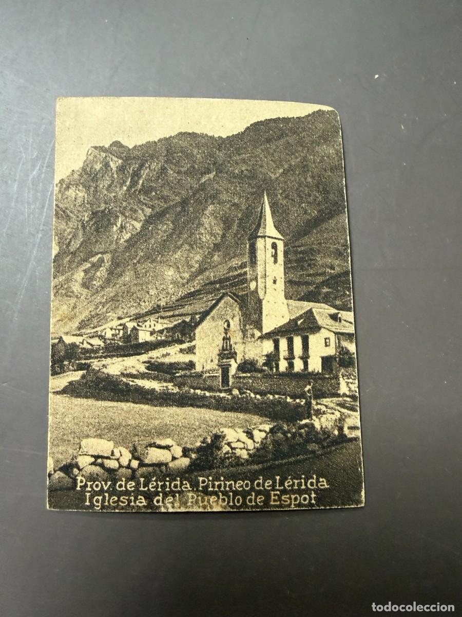Postais: POSTAL ORIGINAL. D&Eacute;CADA A&Ntilde;OS 30. L&Eacute;RIDA. PIRINEO DE L&Eacute;RIDA. IGLESIA DEL PUEBLO DE ESPOT
